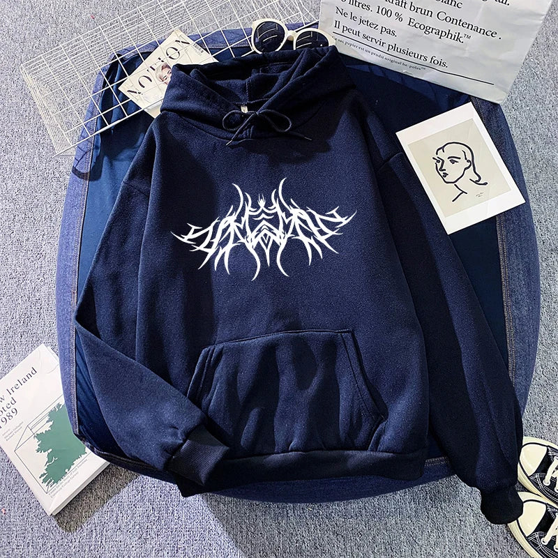 2026 New Arrival Women's Sweatshirts Y2K Style Hooded Long Sleeve Pullover Urban Casual Fashion Loose Hoodies Streetwear