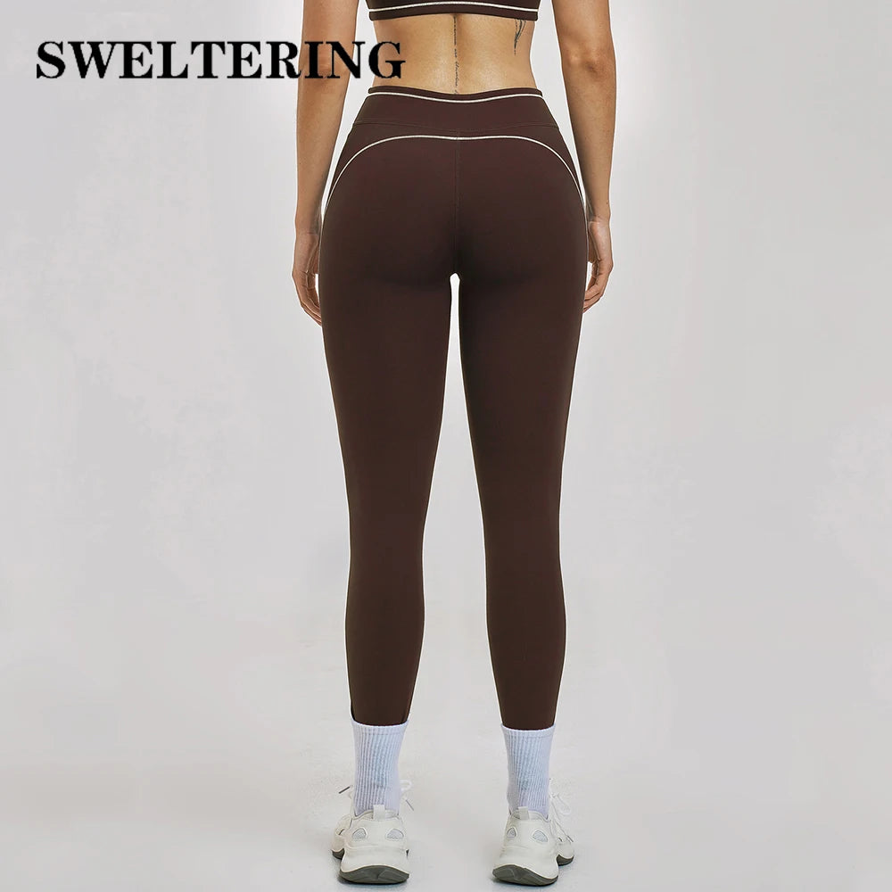 Yoga Leggings Women High Waist Gym Fitness Leggings Cycling Sports Tights Breathable Workout Leggings Female Gym Yoga Clothing