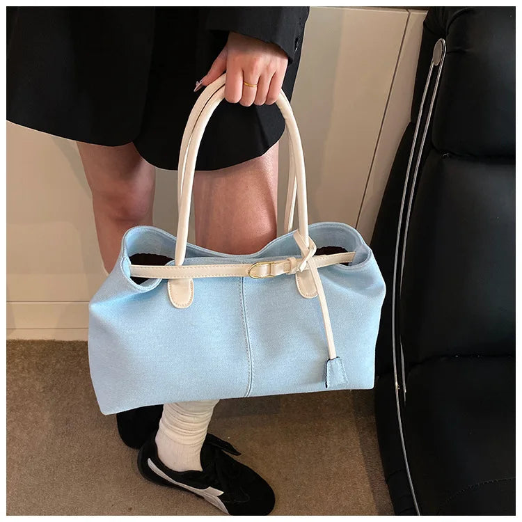 2026 High Quality Fashionable Versatile Commuting Handbag Simple Casual Large Capacity Single Armpit Shoulder Bag for Women