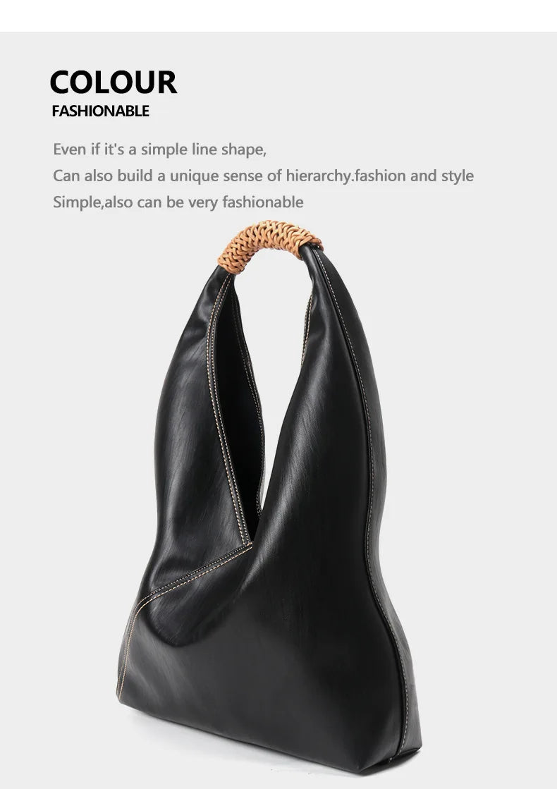 YANATARI Female Genuine Leather Bag Large Capacity Handbags Shoulder Bag Big Tote Bags for Women Shopping Bag Large Luxury Bag