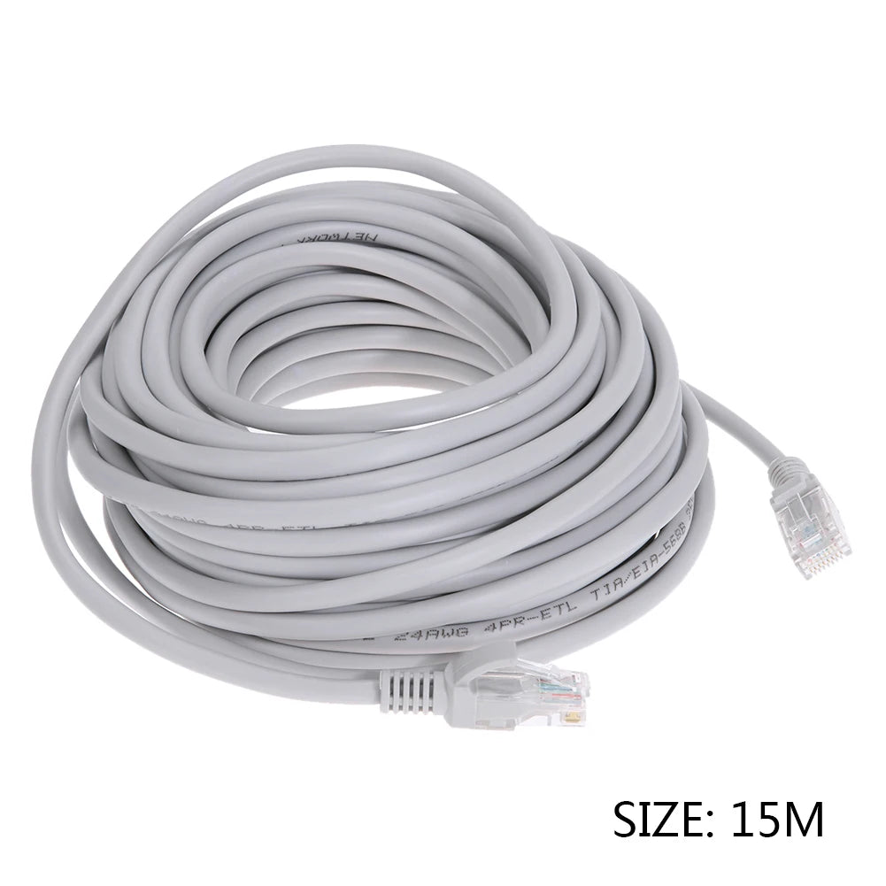 1-30m Router Computer Ethernet Cable High Speed LAN Cord with RJ-45 Connector Internet Network Patch Cord for PC Router Computer