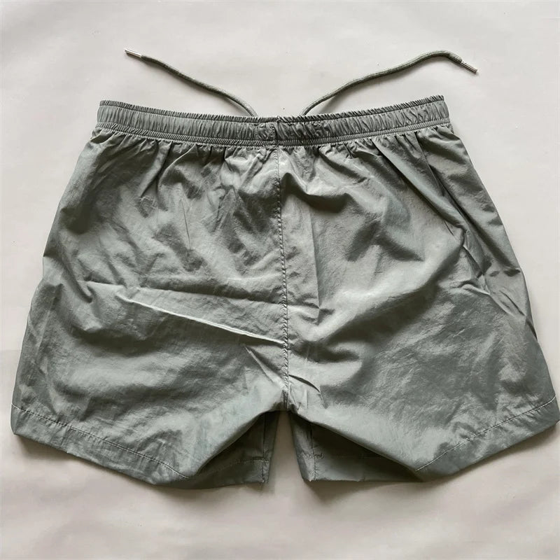 Top quality luxury knee-length  summer youth leisure sports nylon shorts loose men's beach 5-point pants