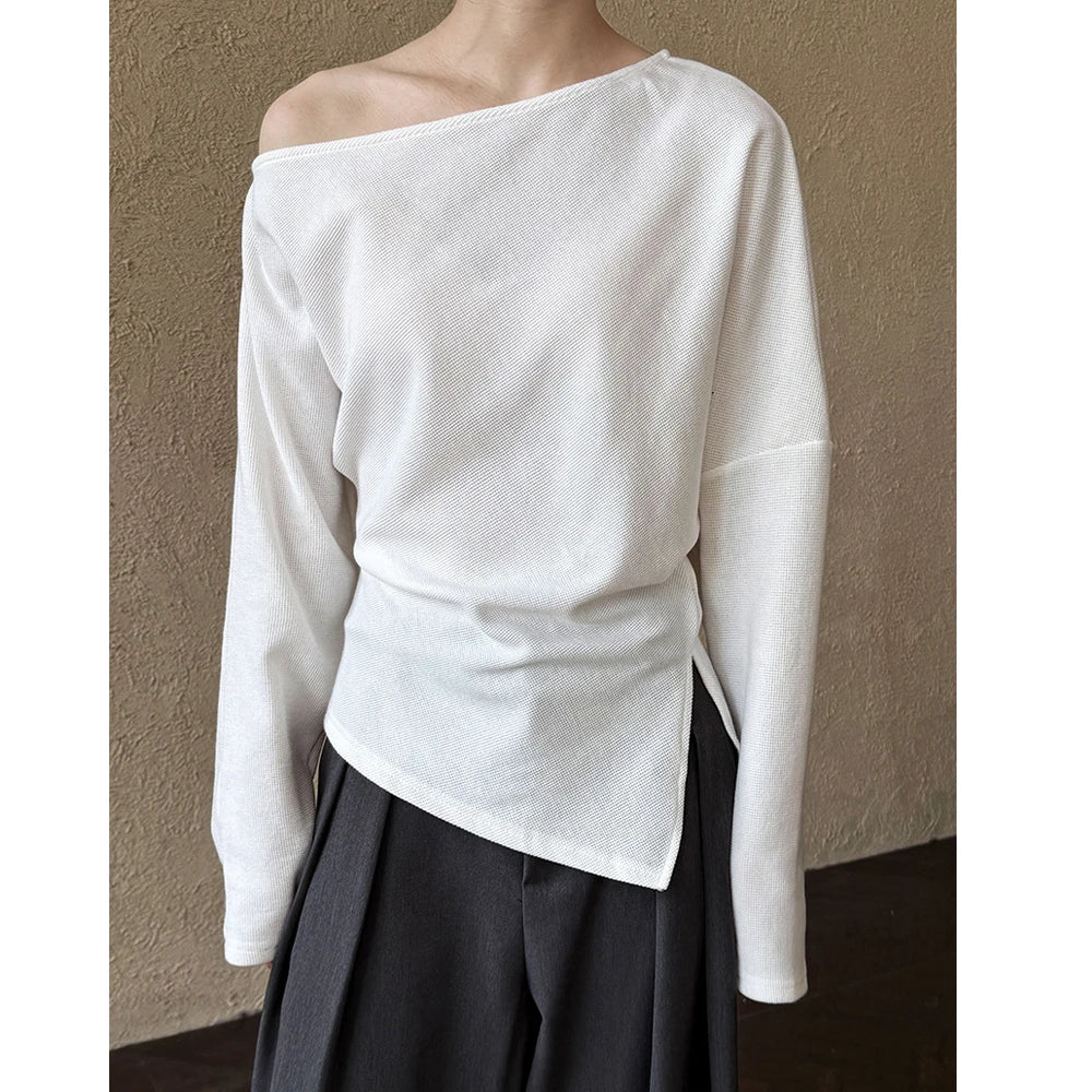 2026 Women Spring Sexy Off The Shoulder Cotton Hoodies Long Sleeve Casual Pullovers Clothes Women Tops Sweatershirt
