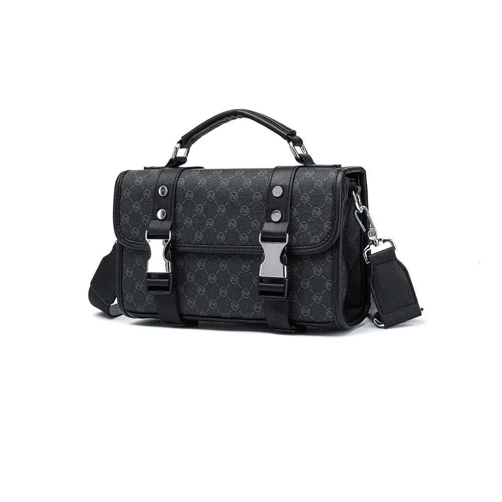 Fashion Plaid Men's Crossbody Bag Large Capacity Shoulder Messenger Bag Men Luxury Flap Crossbody Bags Male Rectangle Handbags