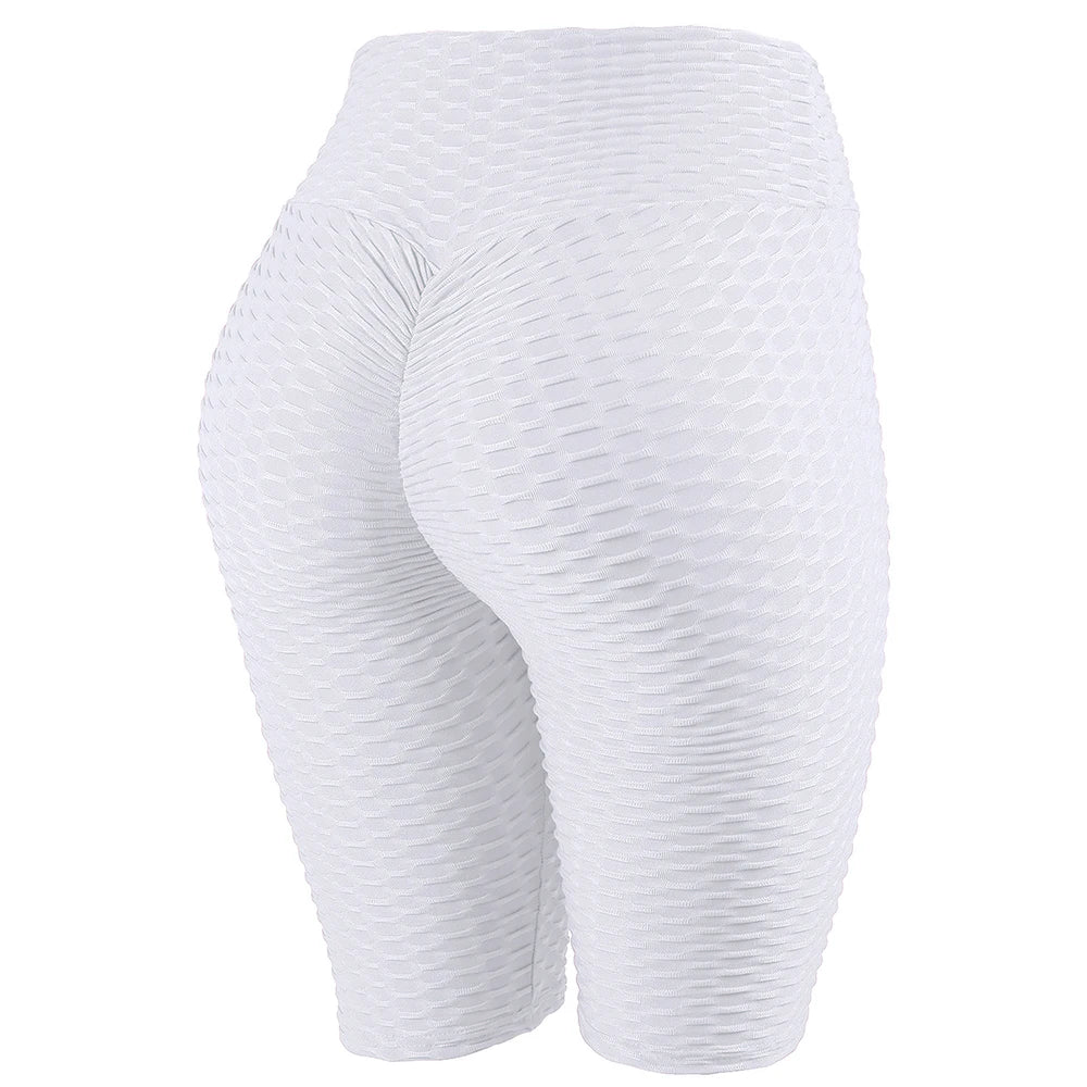 Sports Yoga Shorts High Waist Fitness Pants Exercise Breathable Wear For Women Peach Buttocks Hip Lifting Jogging Safety Shorts