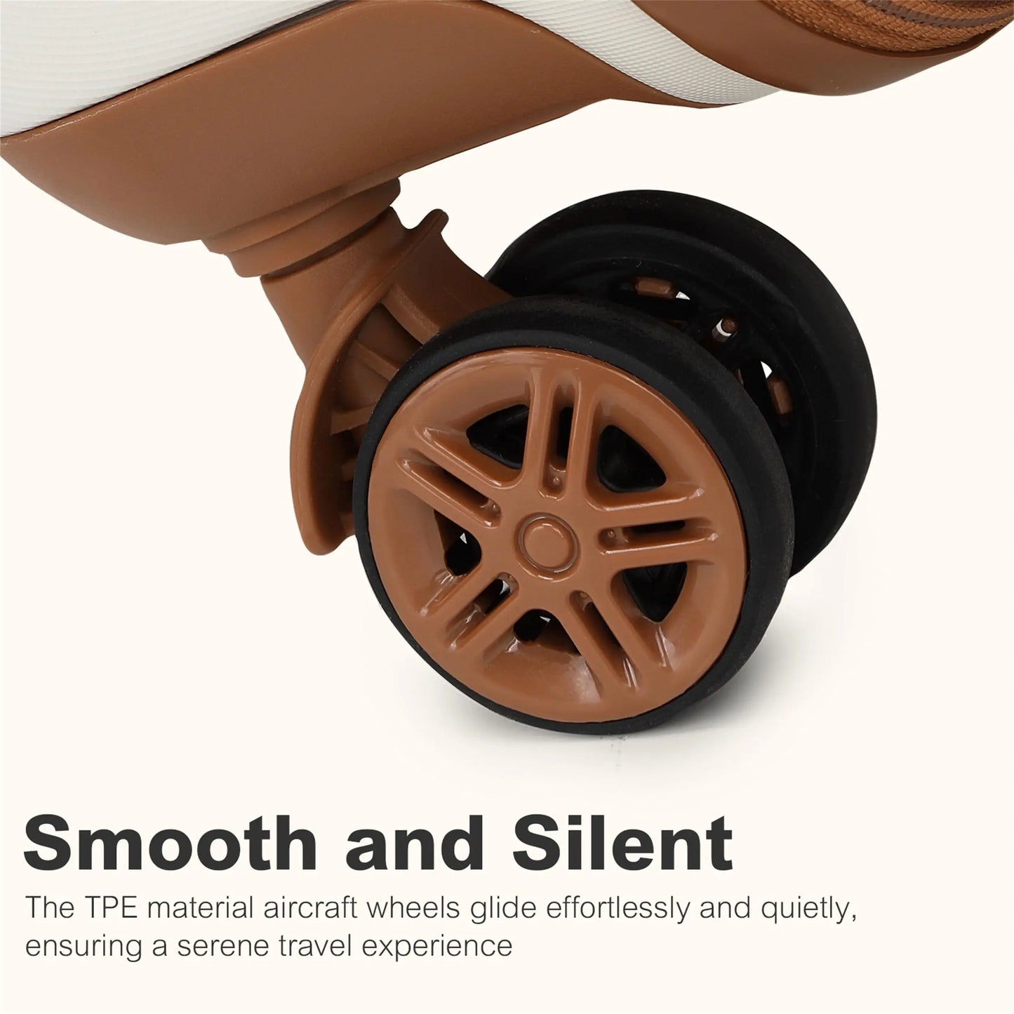 KONO ABS + PC hard case with 4 wheels, TSA lock trolley hand luggage/suitcase (55/65/75cm)