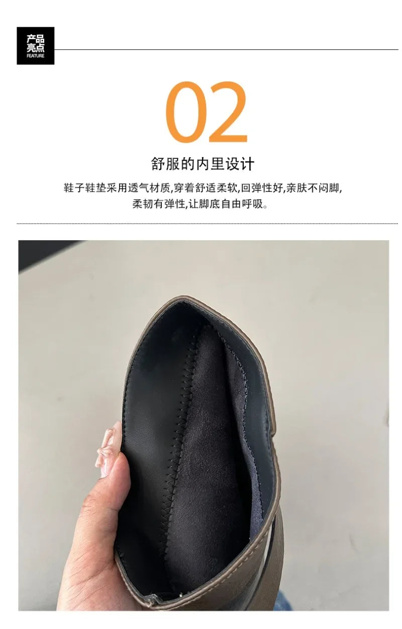 Shang Shi Black Thick High-heeled Thick Soled Boots for Women, 2026 New Winter Versatile Women's Zipper Slimming Pants Leg Boots