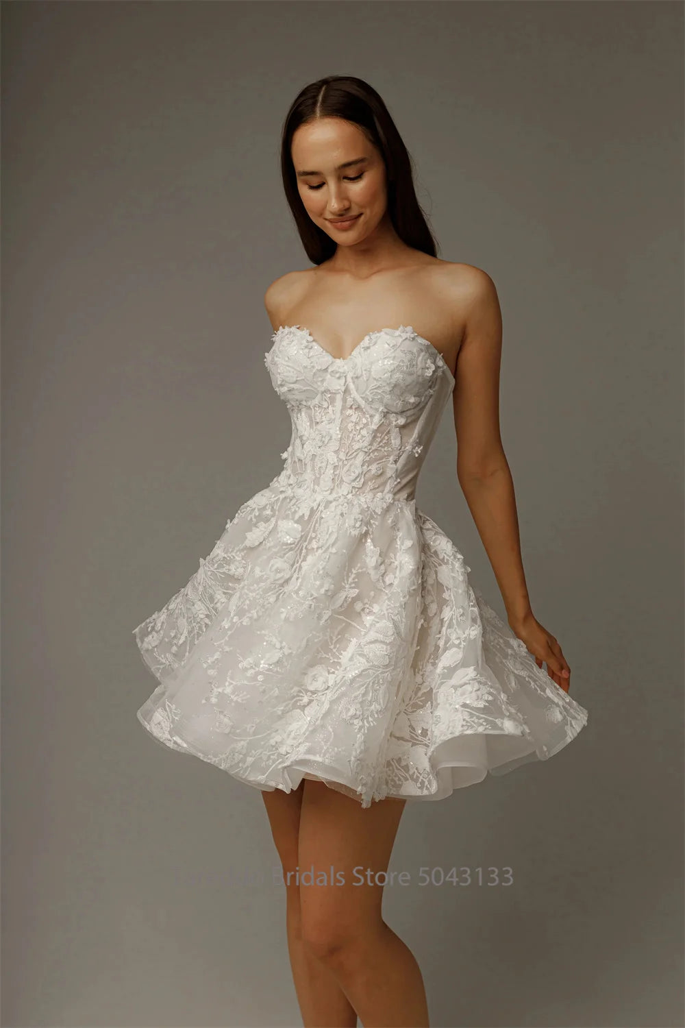 Customized Detachable Spaghetti Straps Wedding Dress 2 in 1 Lace Skirt Satin Ball Gown for Bride casamento Dress
