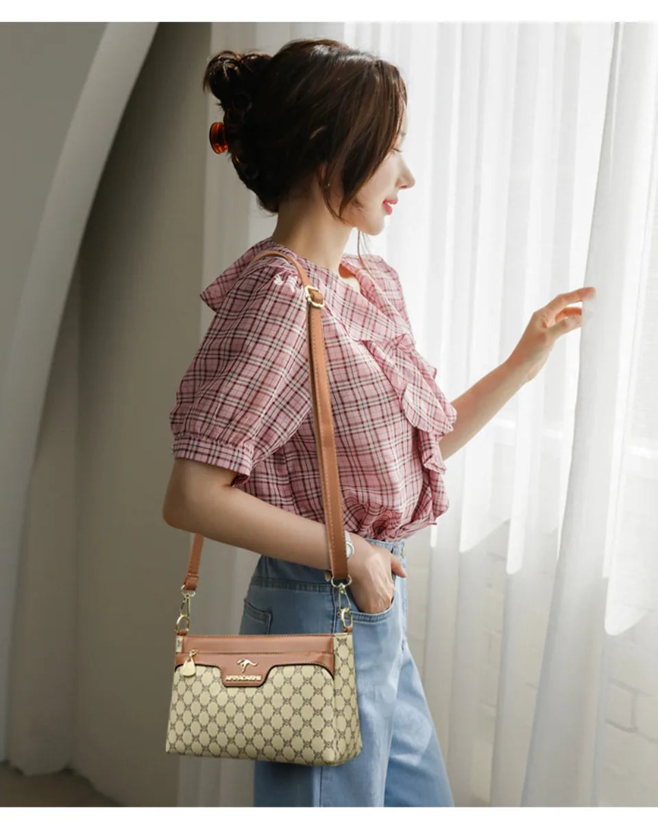 Luxury Handbags Women Bags Designer Crossbody Bags for Women High Quality Soft Print Leather Shoulder Hand Bag Sac A Main New