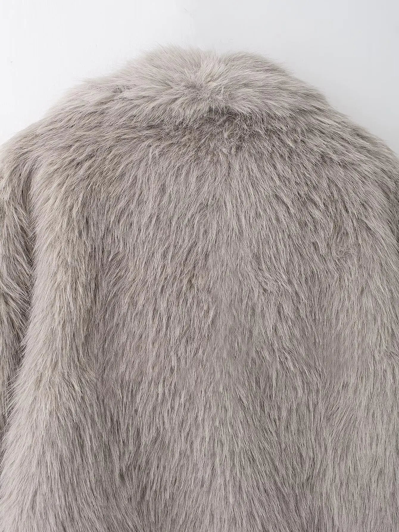 HH 2025 Winter Coats For Women New Artificial Fur Effect Loose Cropped Coat Female Versatile Streetwear Women's Cardigan