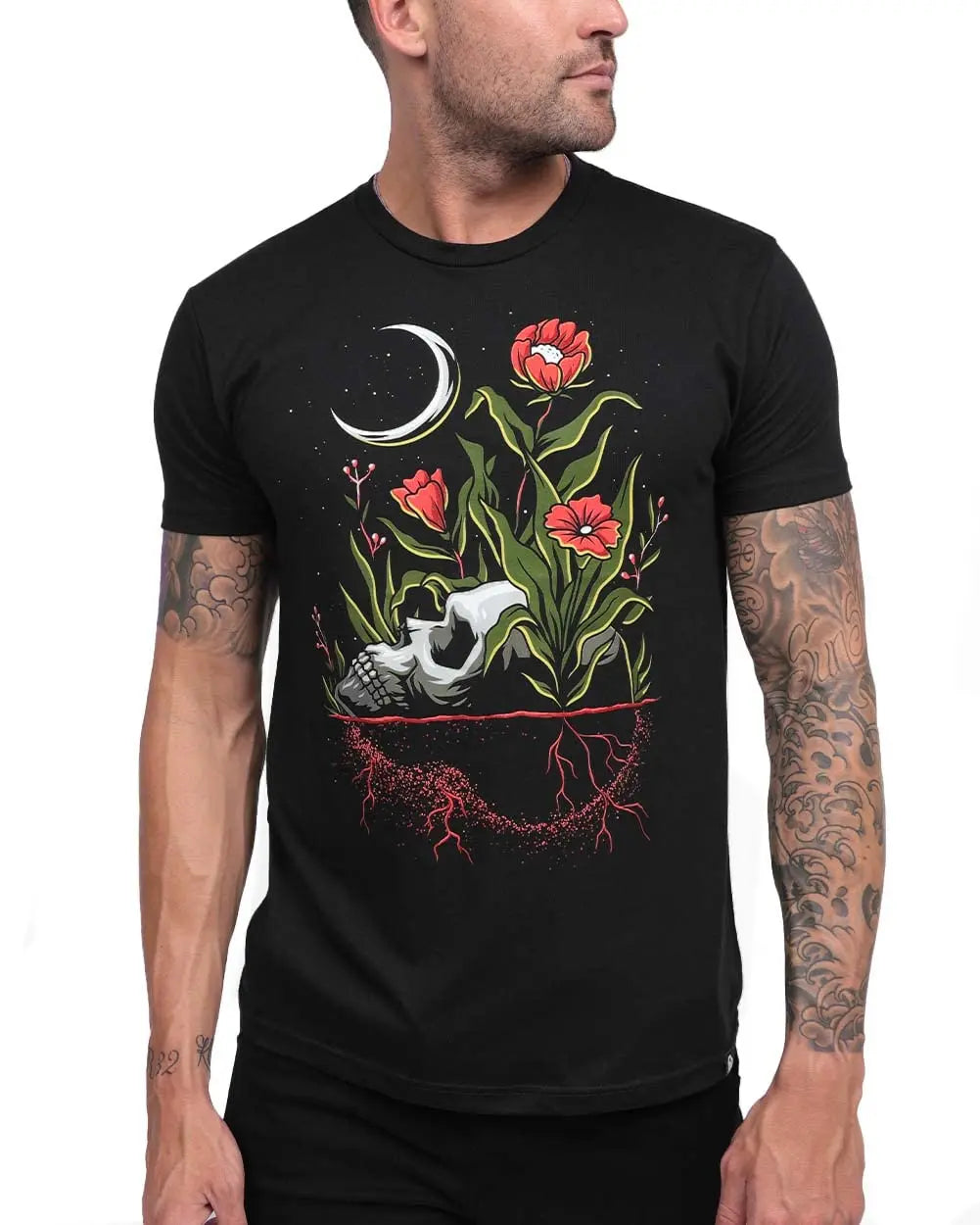 INTO THE AM Graphic Tees for Men S - 4XL Premium Short Sleeve Colorful T-Shirts Trippy Astronaut Designs High Quality 50988
