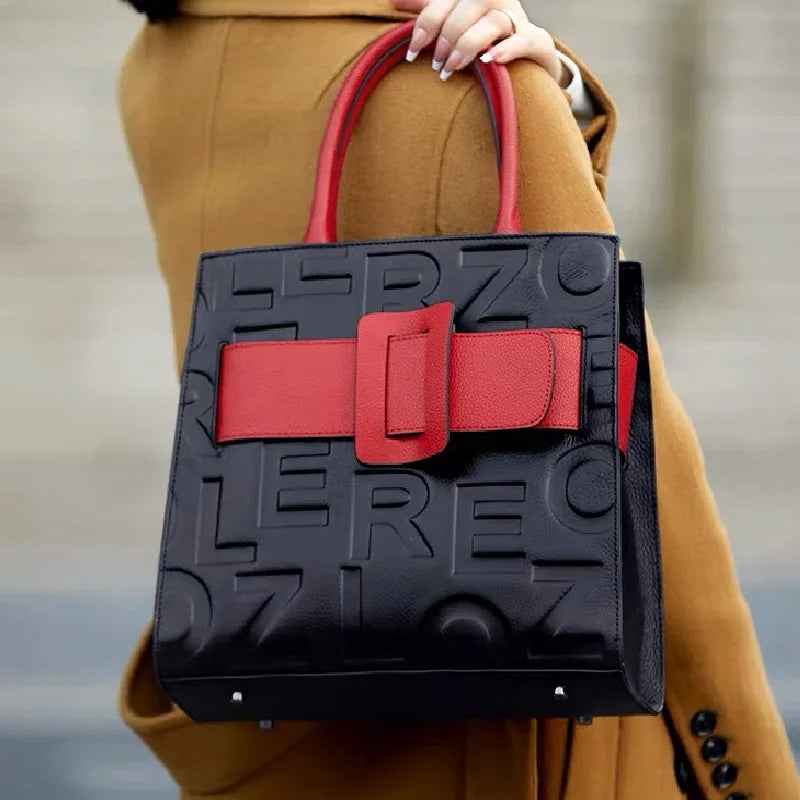 ZOOLER Woman Handmade 100% Real leather Handbag Genuine leather Cowskin Women shoulder Bags Shopping  Tote Bags In Stock #WP3960