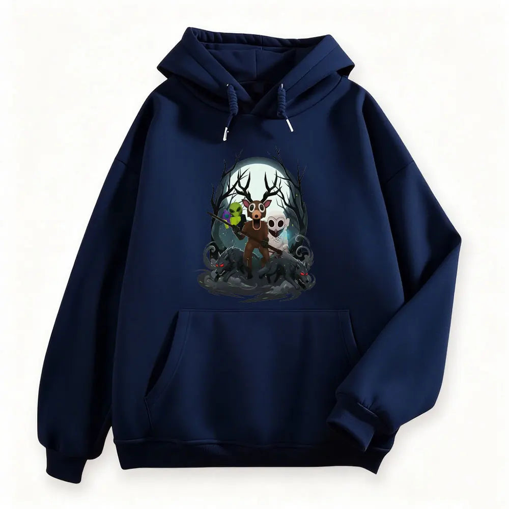 99 Nights in The Forest Men Women Hoodies 2025 Halloween Spooky T-Shirt Design Print Tops Men Clothing Sweatshirts Hoodies Women