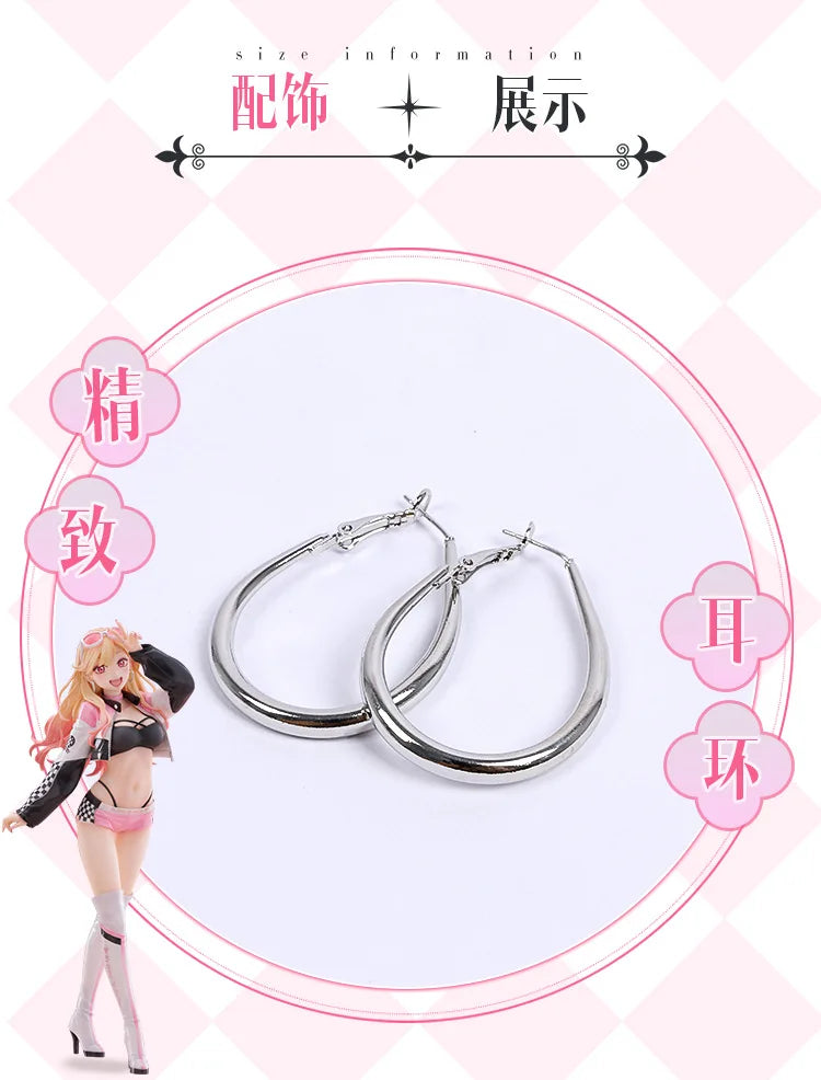 Marin Kitagawa Cosplay Costume My Dress Up Darling Race Suit Halloween Party Outfit for Women Anime Roleplay