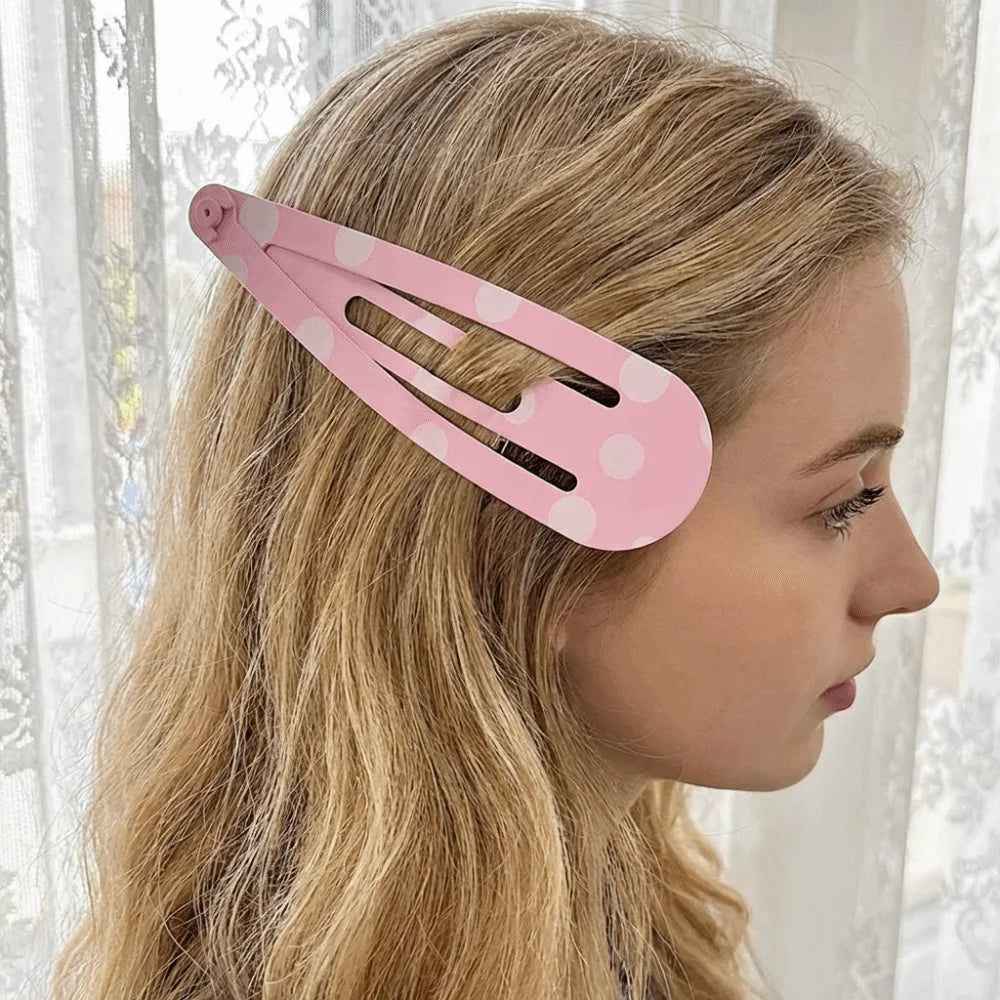 Cute Polka Dot Extra-large Hair Clips 20cm INS Hoodies BB Clip Creative Novelty Backpack Decoration Hairpin Curtain Decoration
