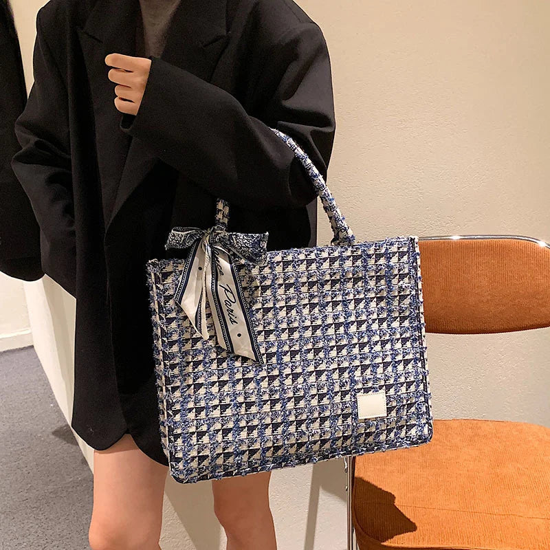 Women’s Tote Bags 2022 Trend New Mass Canvas Shoulder Bags Luxury Designer Handbags Casual Fashion Messenger Bags