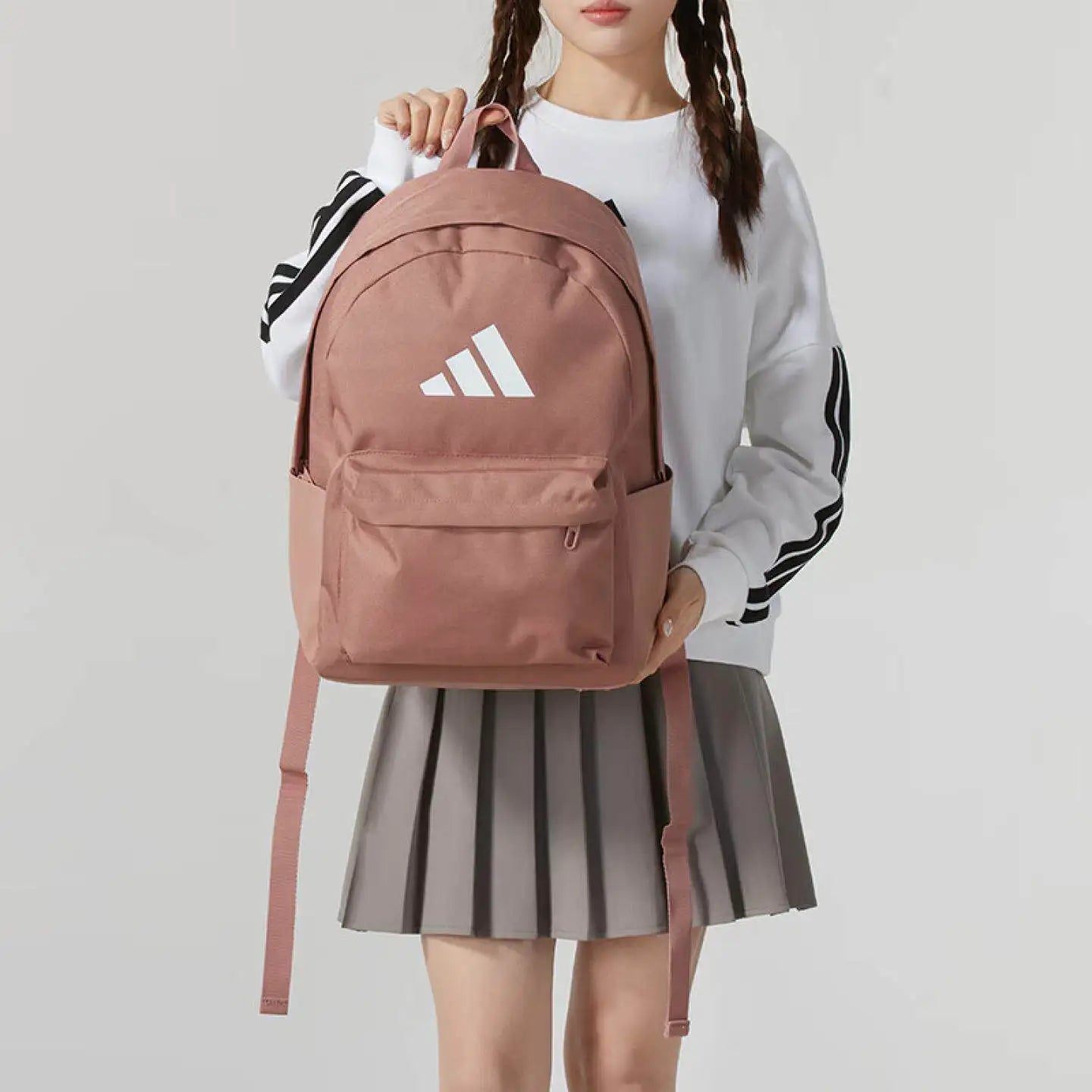 Adidas men's and women's bags, spring 2026 sports backpack, shoulder bag, laptop bag, school bag, IS7055