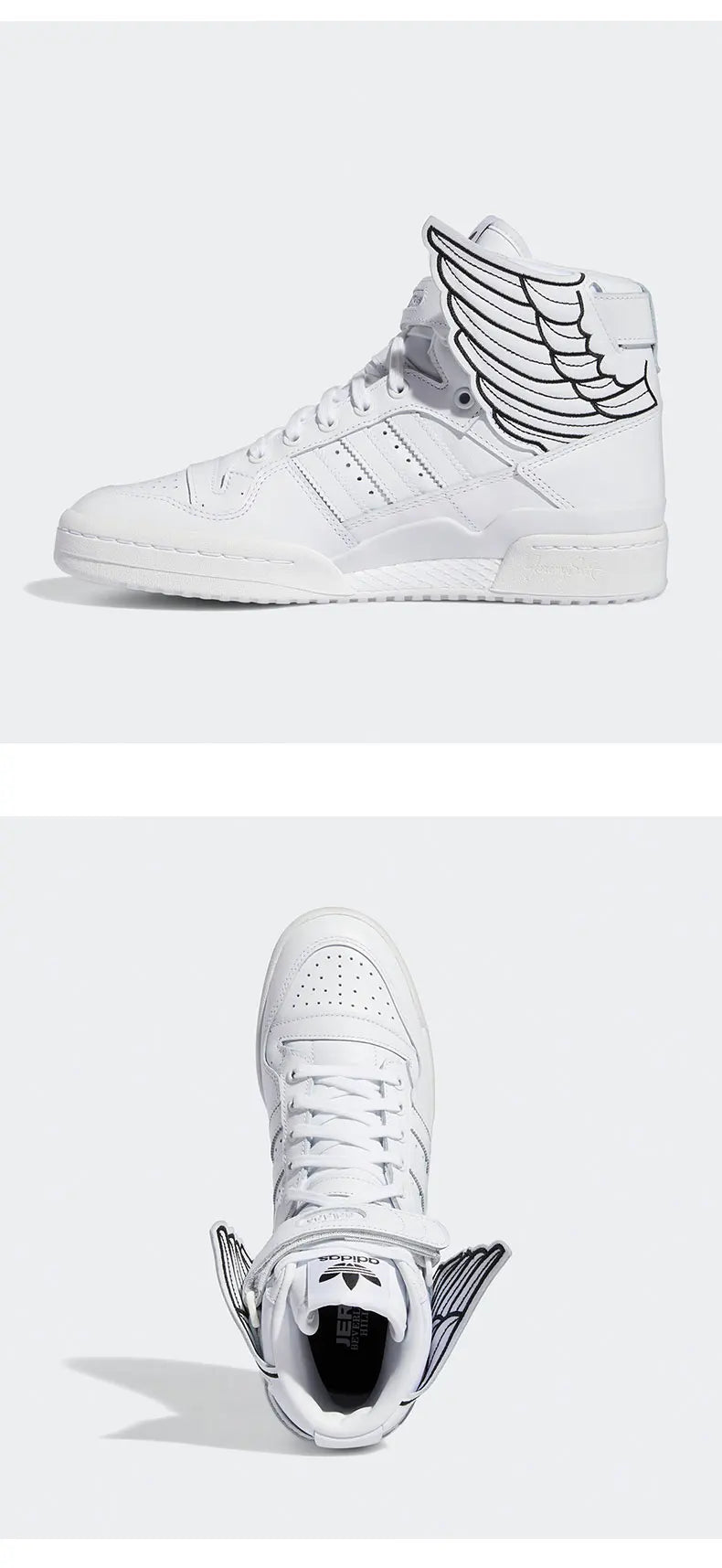 Adidas genuine clover wing high top men's and women's sports casual shoes GX9445
