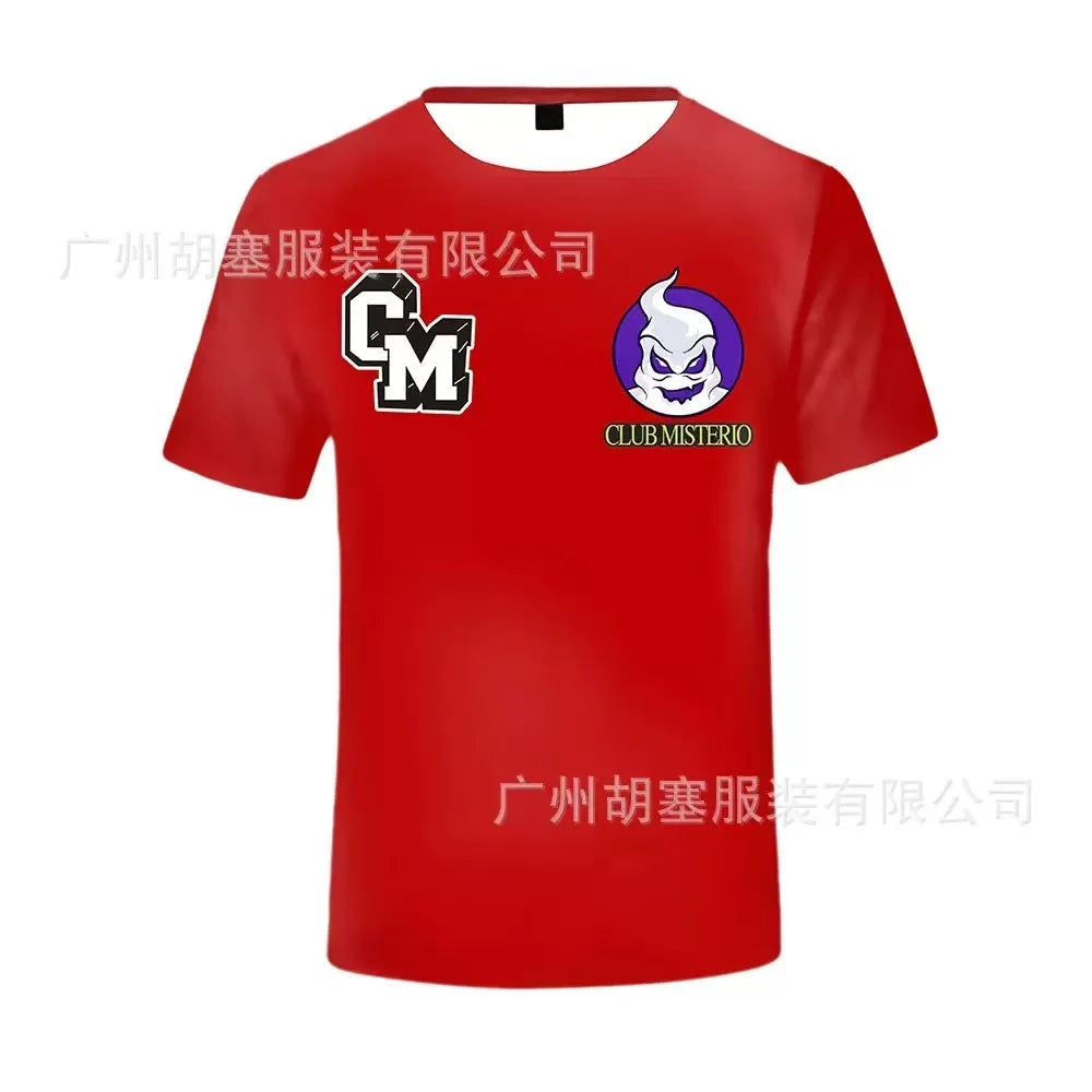 CLUB MISTERIO Baseball Jacket Spanish Podcast Edition autumn winter Men Women Streetwear Halloween hoodies Y2k Sudaderas T-shirt