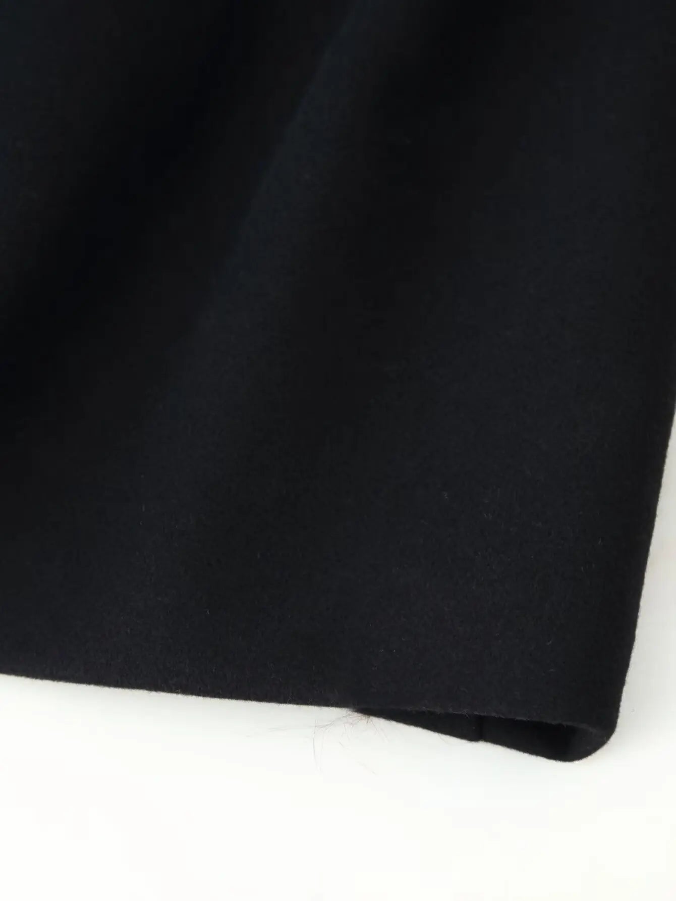 HH Winter Women Elegant Fur Collar Pockets Woolen Long Coat Female Temperament Warm Lapel Long Sleeve Double-breasted Belt Jacke