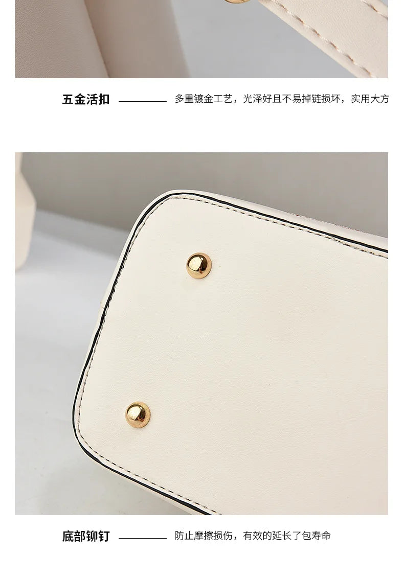 2024 New Women's Embroidered Handbag Versatile Fashion Trend Women's Crossbody Bag Exquisite Large Capacity Female Shoulder Bag