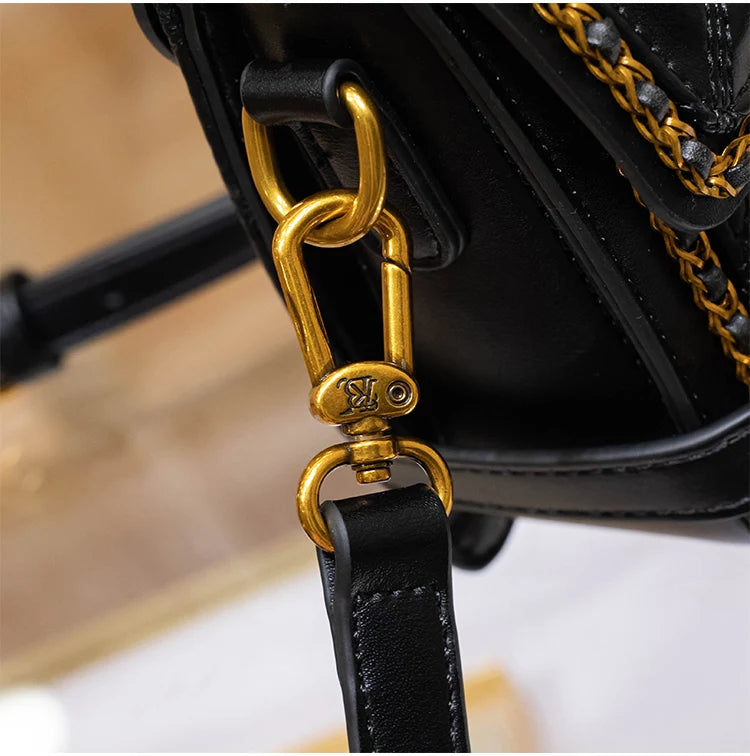 Women's handbag genuine diamond grid handbag women's 2024 new high-end designer crossbody shoulder small square bag