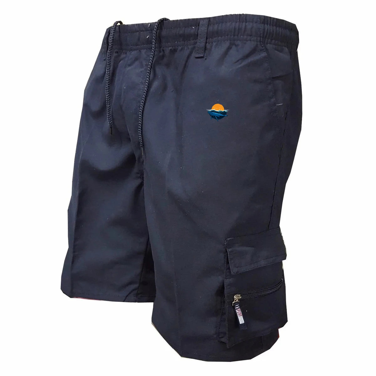 Summer Men's Casual Multi-Pocket Outdoor Sports Fitness Shorts Loose Fit High Waist Straight Leg Workwear Shorts