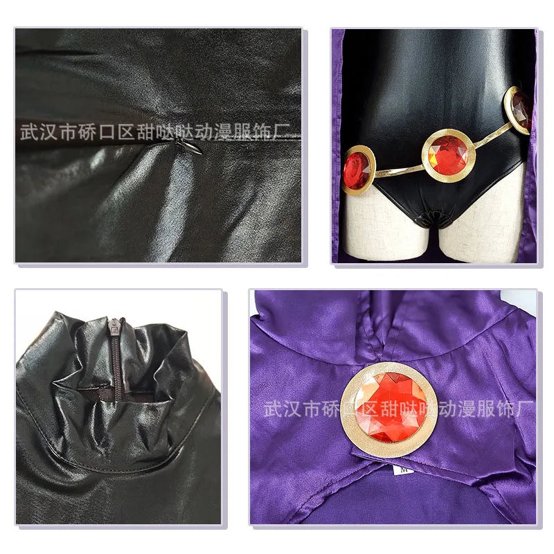 Anime Dark Magic Witch Cosplay costume cosplay Gothic hooded cape and purple cape elegant costumes for comic conventions Halloween fantasy camouflage