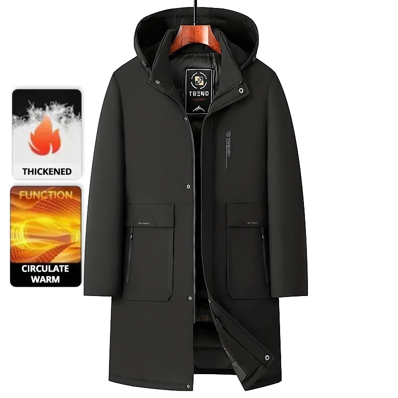 High End Traceless New Brand Business Casual Fashion Men Leather Jacket Faux PU Coats Autumn Winter Men Clothing 2026
