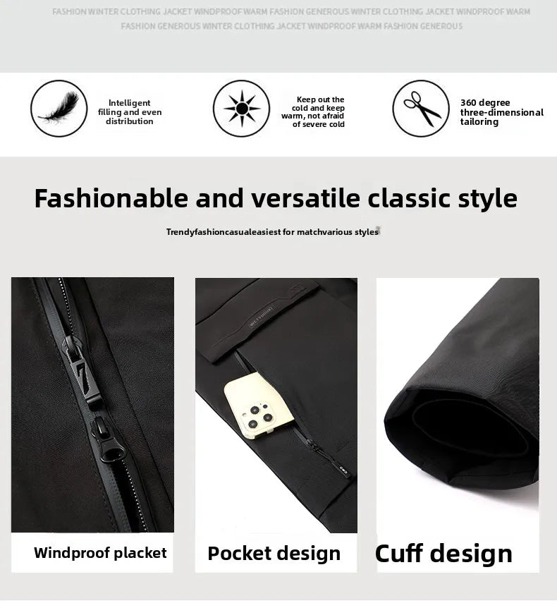 High End Traceless New Brand Business Casual Fashion Men Leather Jacket Faux PU Coats Autumn Winter Men Clothing 2026