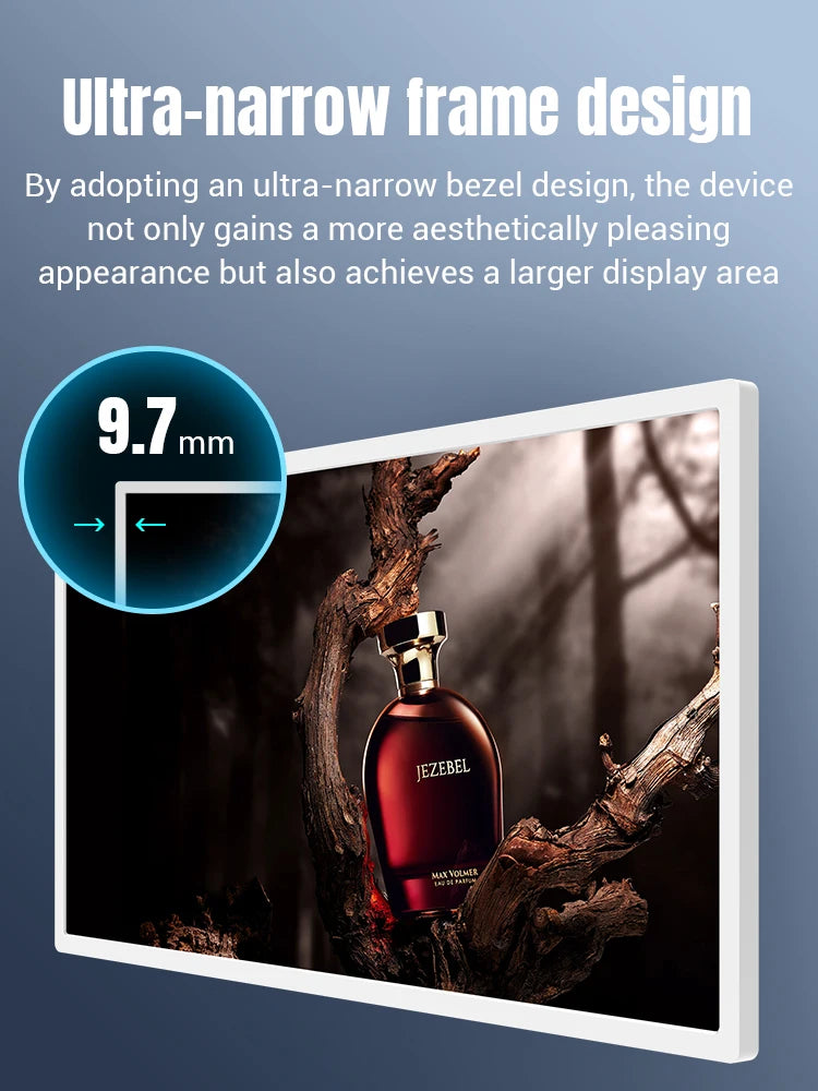 2026newUltra-thin 14 Inch Wall Mounted Android 14 POE Tablet Touch Screen Display 8-core CPU HDMI Input Smart Home Panel
