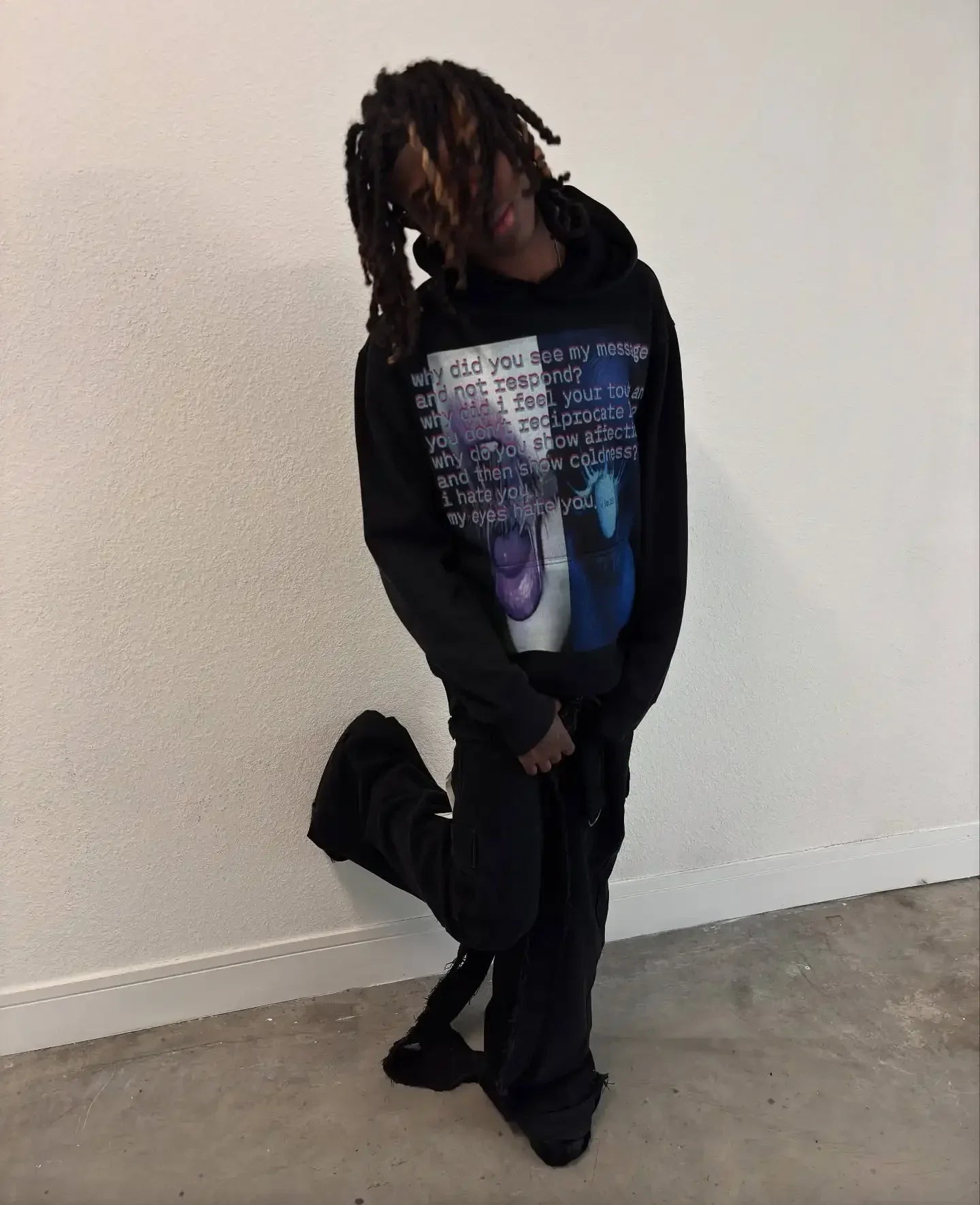 Vintage Embroidery Print Hoodies Women Grunge Sweatshirt Tops Streetwear Harajuku Gothic Y2k Style Hoodie Women Clothing