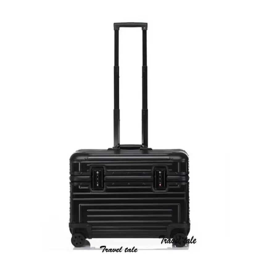 Carrylove Aluminum Spinner 18" Camera Trolley Suitcase Pilot Luggage Bag Photography Suitcase On Wheels