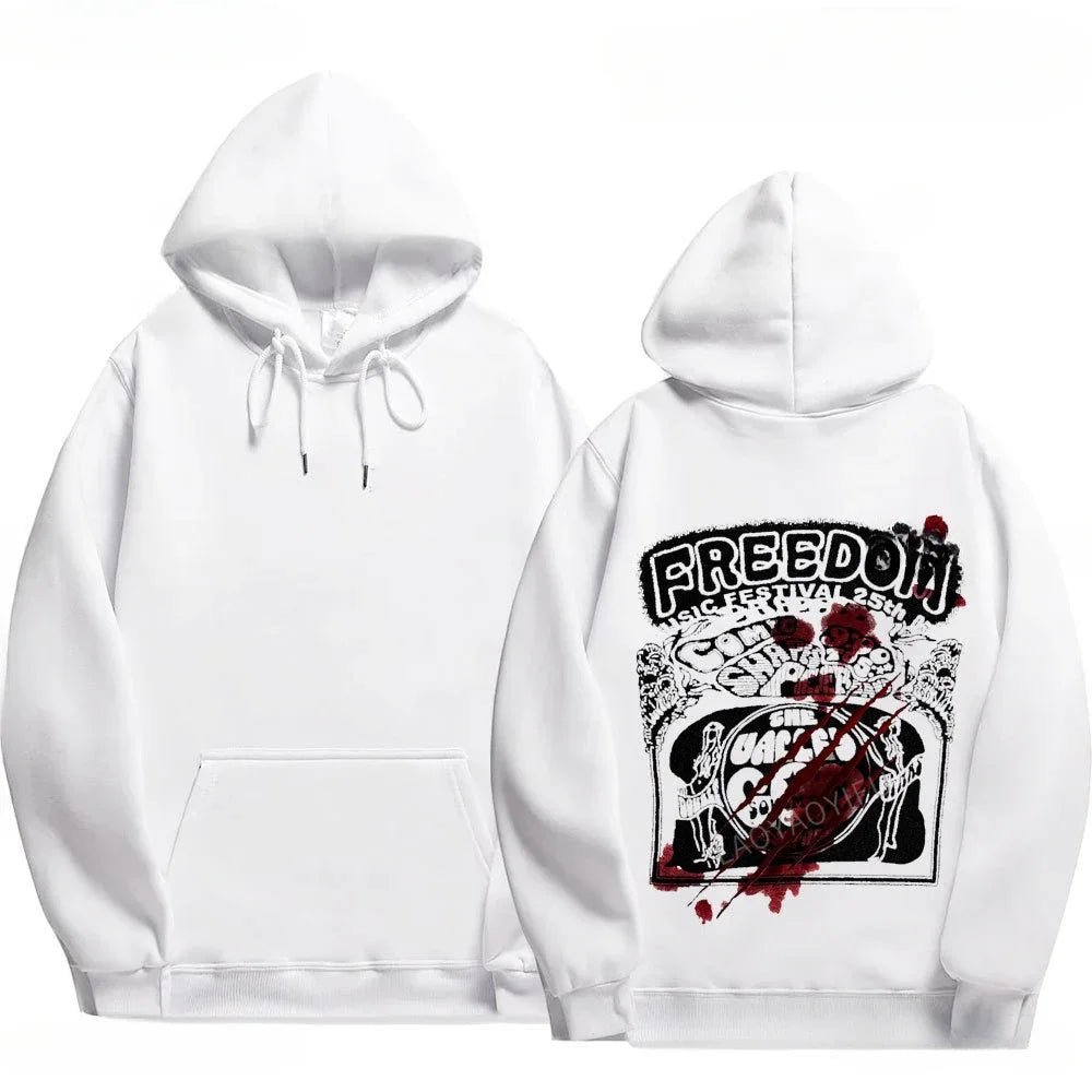 2026  New Style  Cry of  Fear Hoodies  Double Sided   Men's  Women's  Sweatshirt  Unisex  Long-sleeved  Hoodie  Size S-3XL