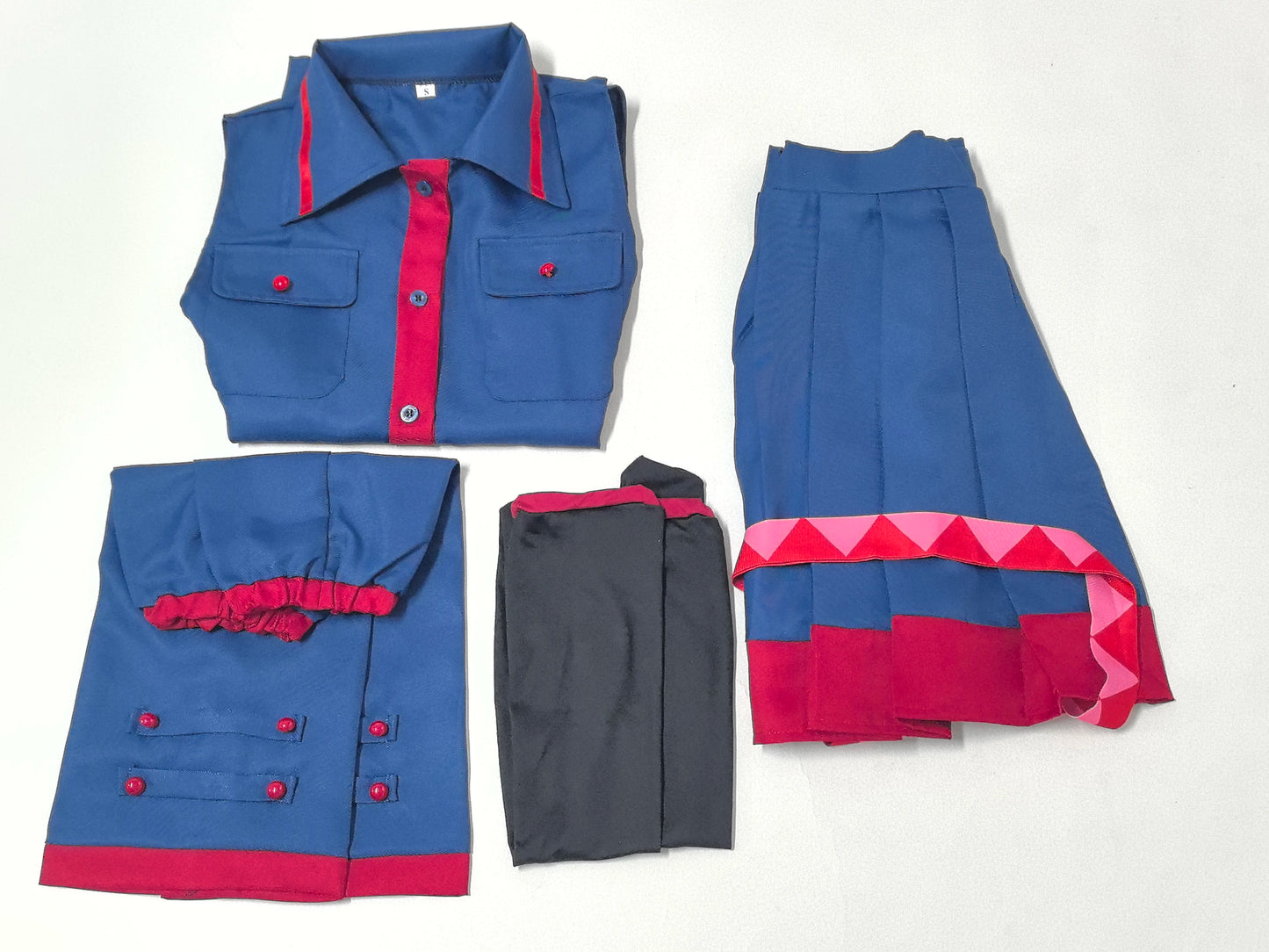 Kasane Teto Cosplay Costume Blue Uniform Dress Vtuber Vocaloid Idol Outfit Women Halloween Anime Party Role Play Suit