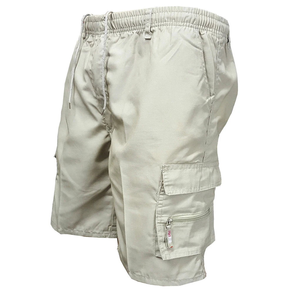Men's Camouflage Cargo Shorts Casual Loose Work Tooling Shorts Summer Male's Outdoor Knee Length Short Pants