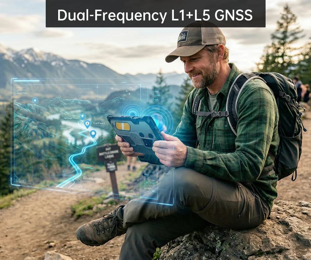 Unihertz 8849 Tank Pad Ultra-Global 1st Rugged Tablet with 260-lumen 1080PProjector, Night Vision Large Battery