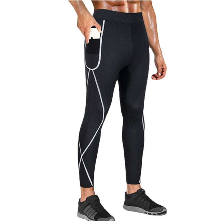 Traje de sauna de yoga y fitness deportivo de running para hombre