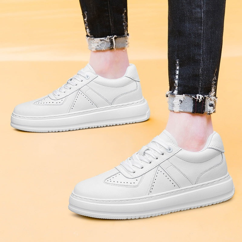 Zapatillas casuales de cordones para hombre, ligeras, modernas y versátiles