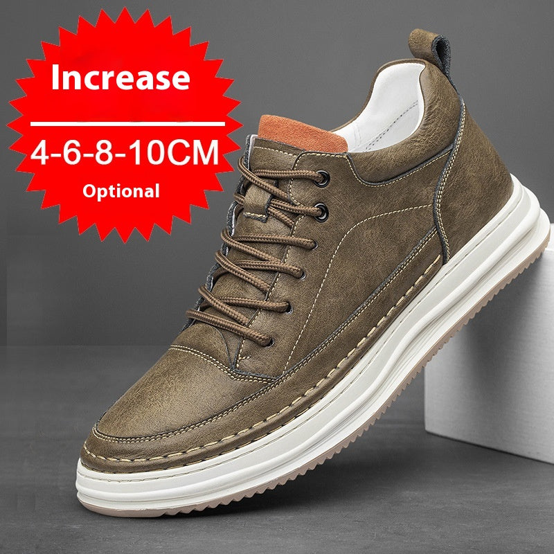 Zapatos invisibles para aumentar la estatura, zapatillas deportivas casuales para hombre