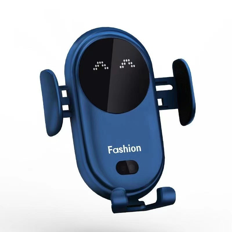 Soporte de teléfono para coche con cargador inalámbrico e inducción infrarroja