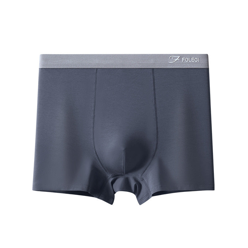 Calzoncillos bóxer de algodón de hombre de cintura alta