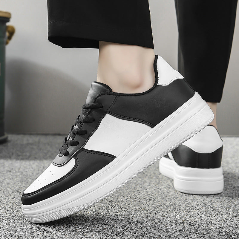 Zapatos de plataforma blancos de talla grande para hombre, primavera y verano