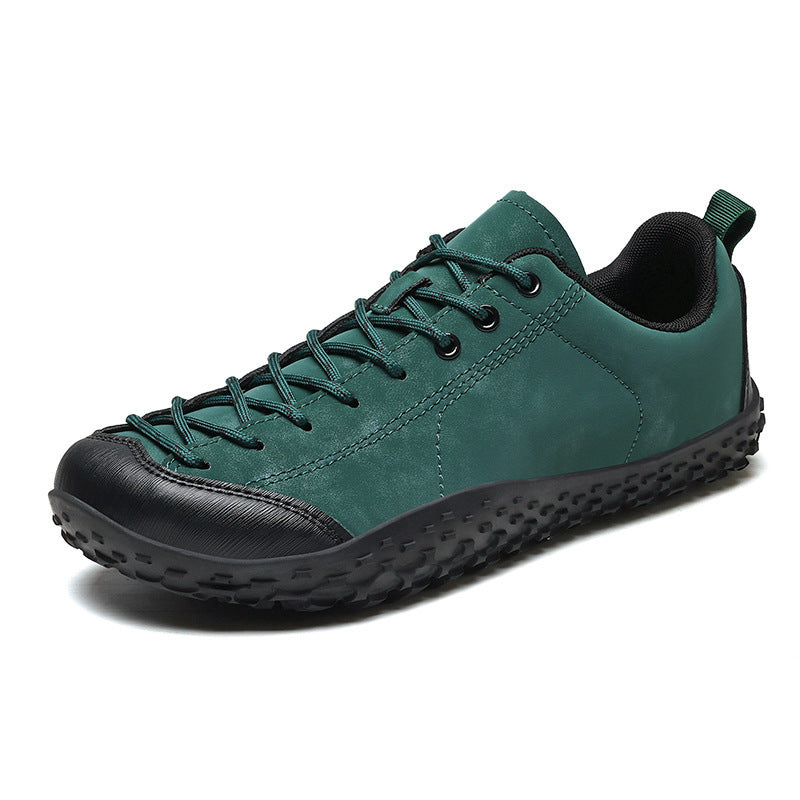 Zapatillas de entrenamiento alemanas de talla grande, puntera ancha, para senderismo al aire libre, descalzos, casuales