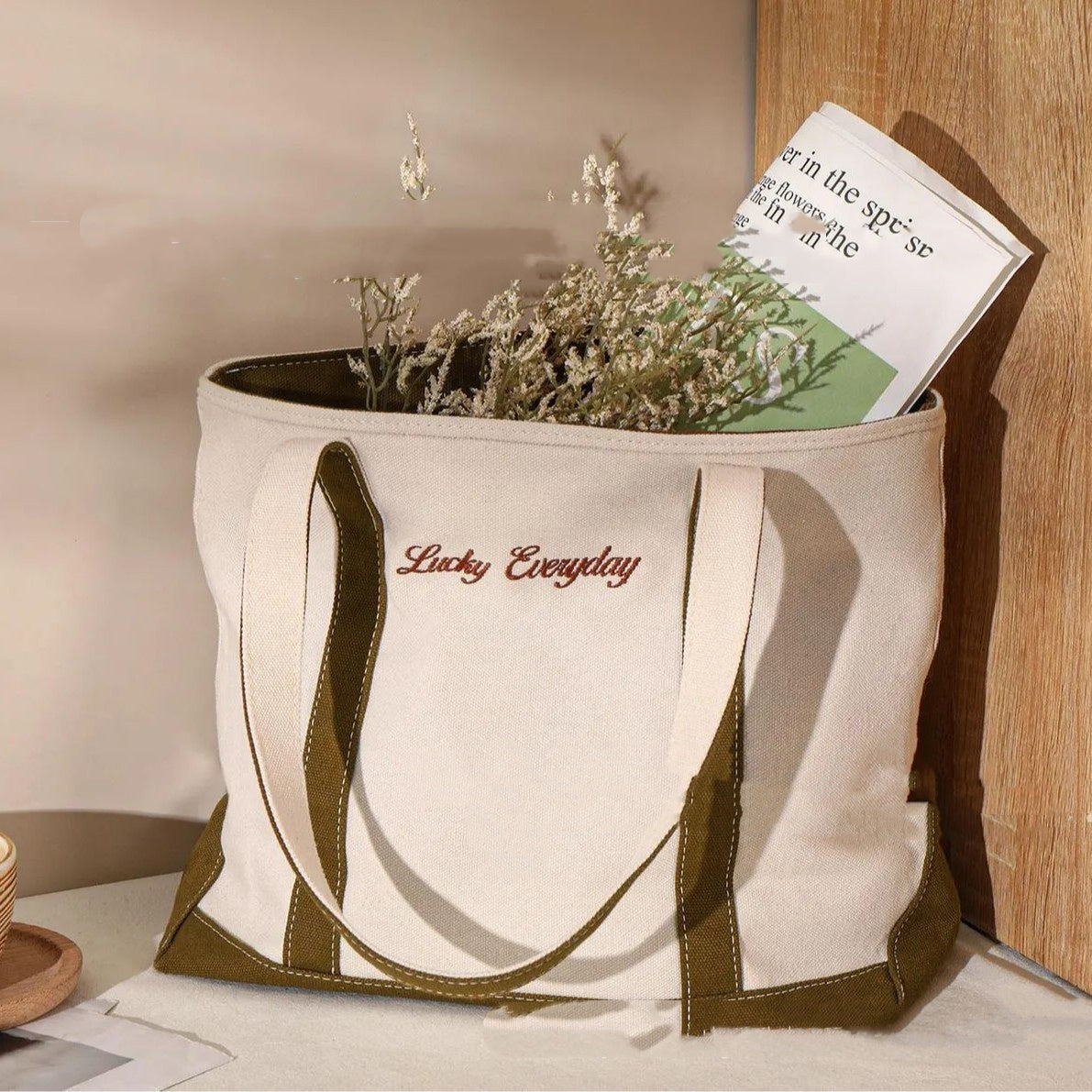 Bolso de mano de recuerdo personalizado bordado