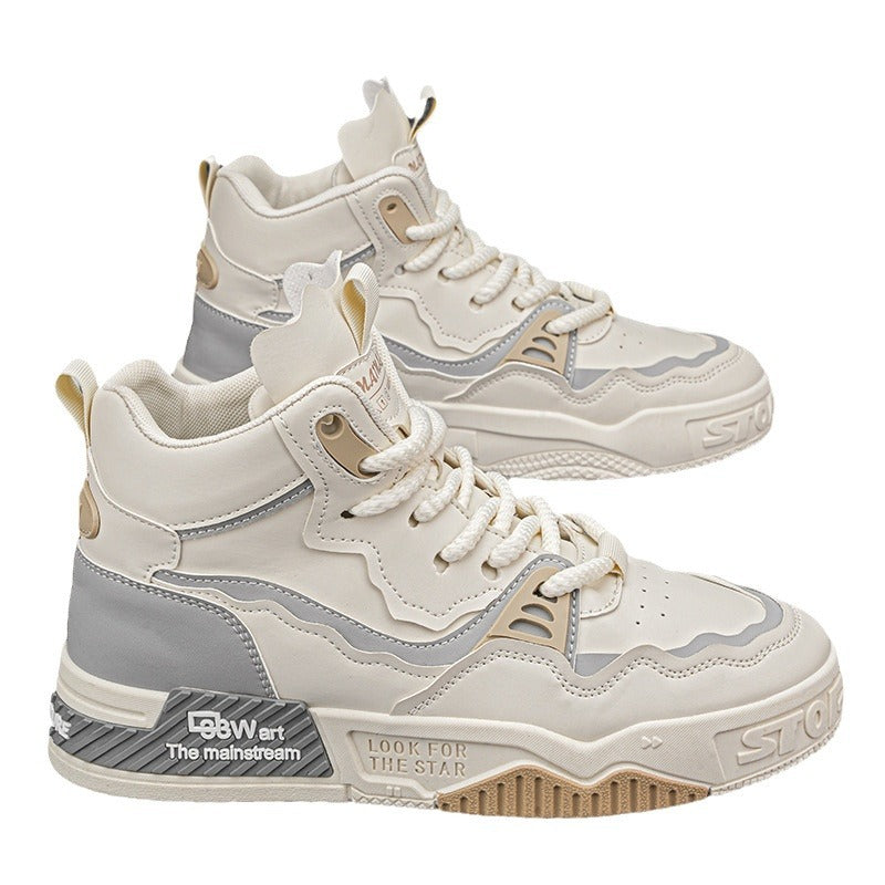 Zapatillas deportivas de caña alta casuales de talla grande para hombre