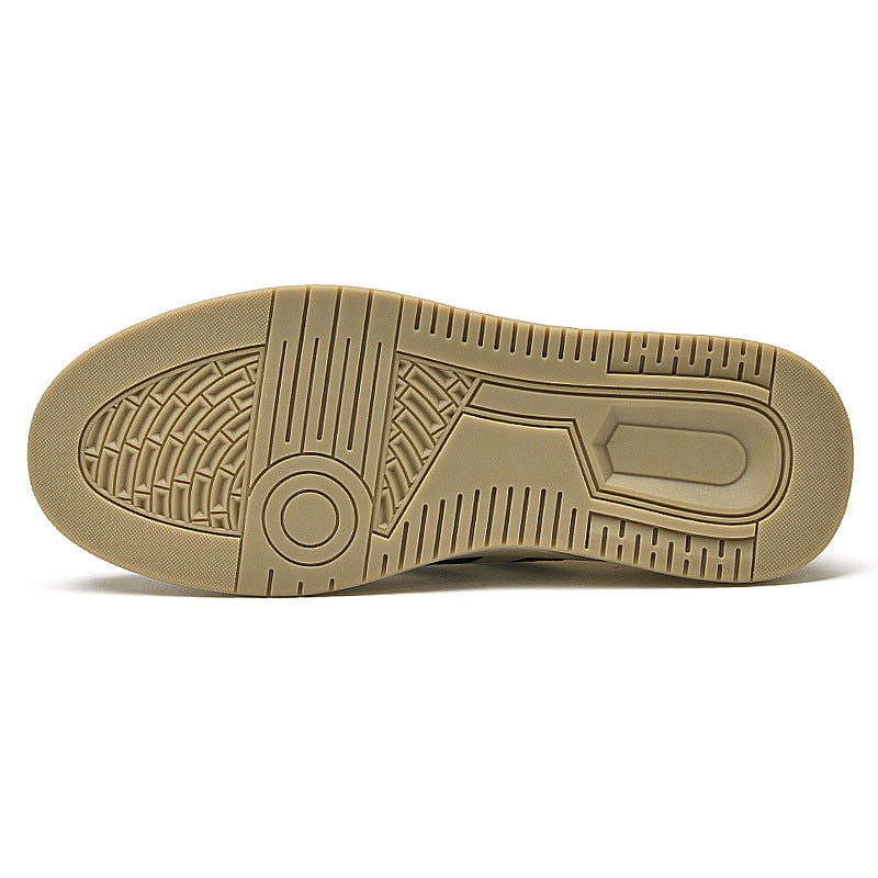 Nuevos Zapatos Casuales Planos para Hombre con Cordones de Cuero Vacuno