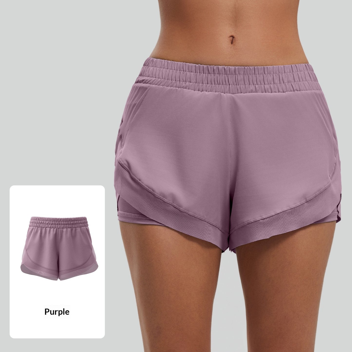 Pantalones cortos deportivos de entrenamiento, pantalones cortos de yoga sin costuras con sensación de desnudez y bolsillos