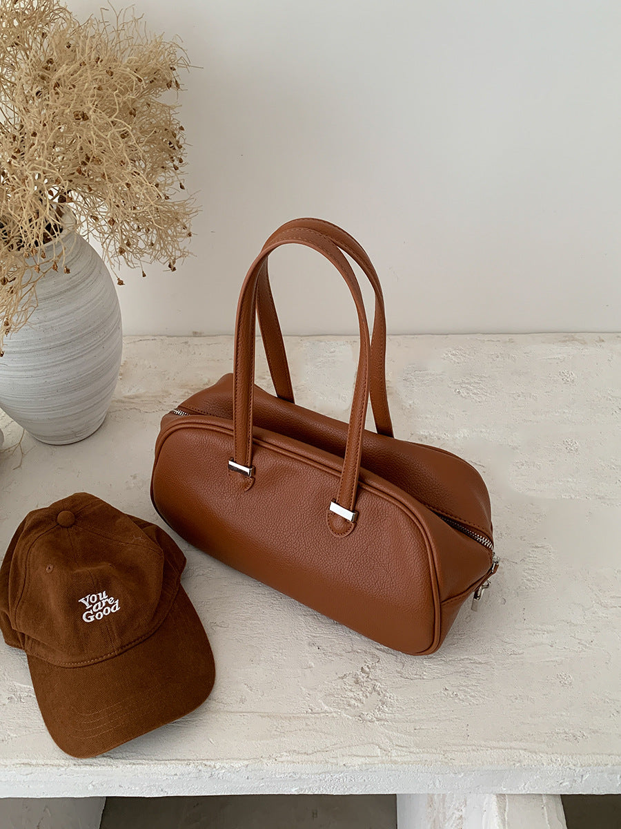 Soft Leather Versatile Women's Shoulder Bag