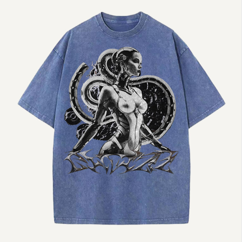 Men's Printed Crewneck Short-Sleeve T-Shirt